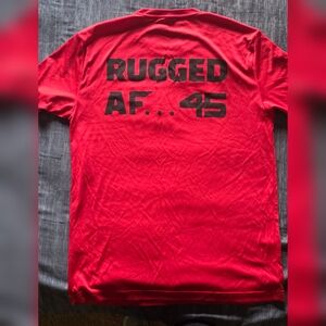 F45 Sport-Tek Red Graphic Men's Tee